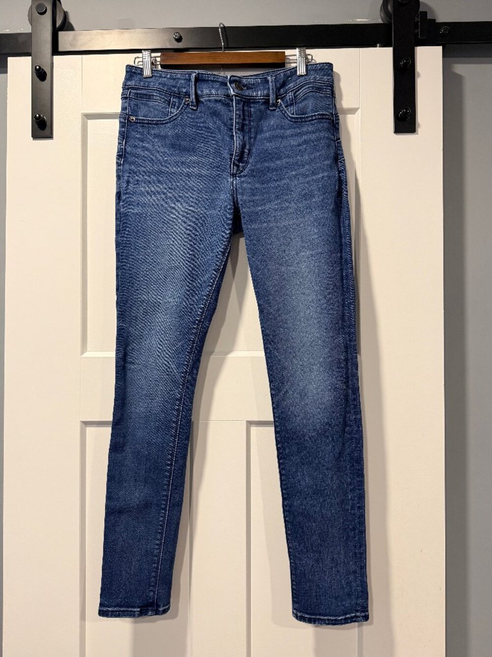 Express Denim Perfect Lift Mid-Rise Denim Legging Jegging